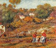 Pierre-Auguste Renoir Landschaft bei Cagnes oil painting reproduction